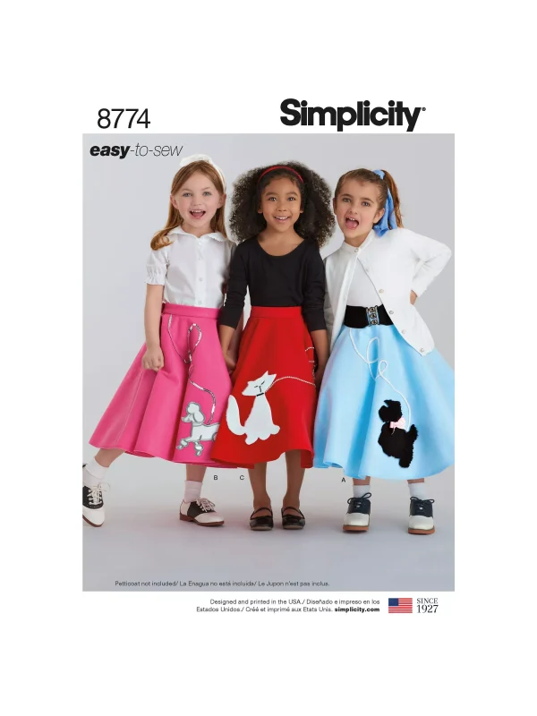 Simplicity Sewing Pattern 8774 Child's and Girls' Costumes