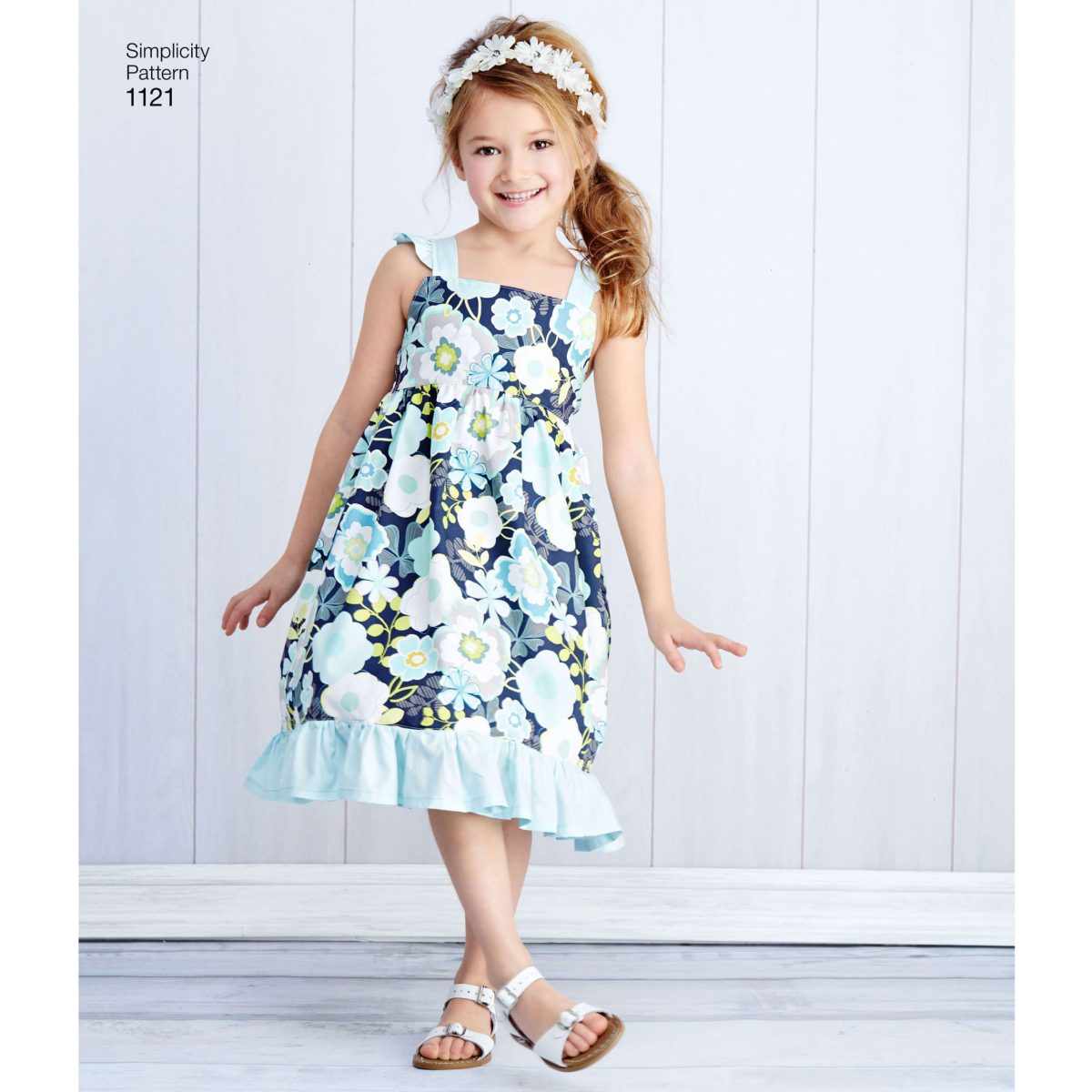 Simplicity Sewing Pattern 1121 Child's and Girls' Pullover Dresses
