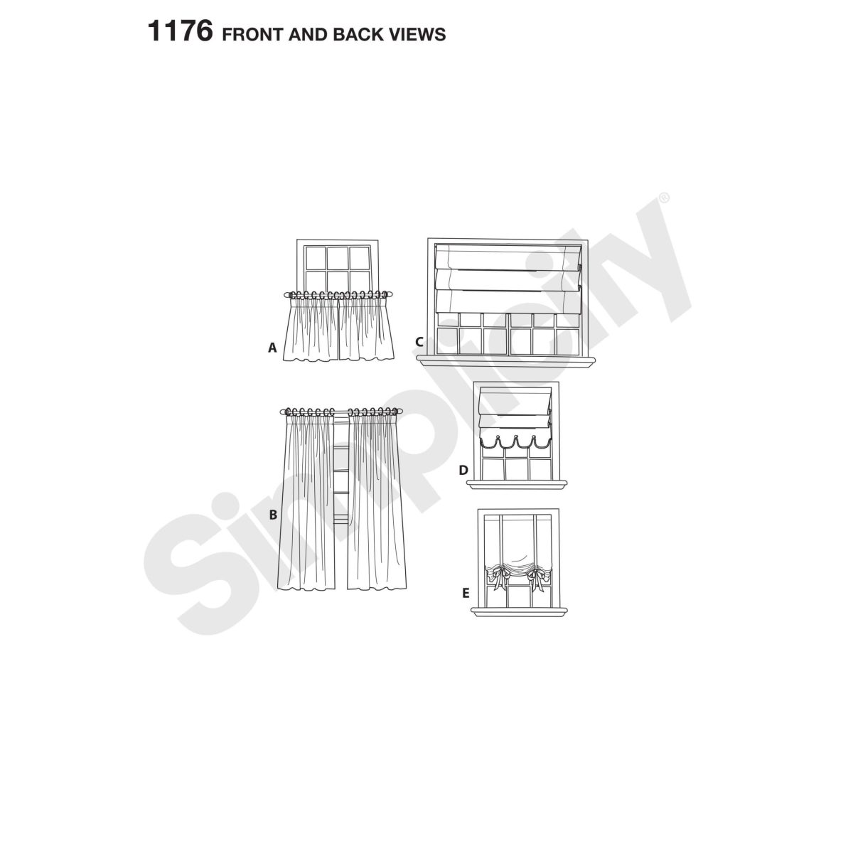 S1176 Window Treatments Sewdirect