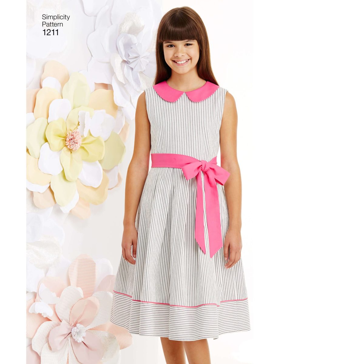 Simplicity Sewing Pattern 1211 Child's and Girls' Dress in two lengths