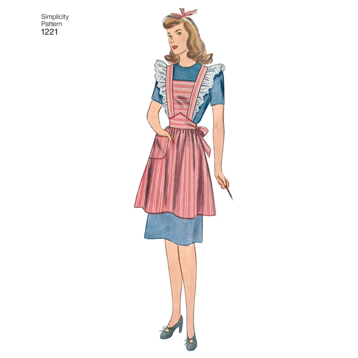 Simplicity Sewing Pattern 1221 Misses' Vintage Aprons