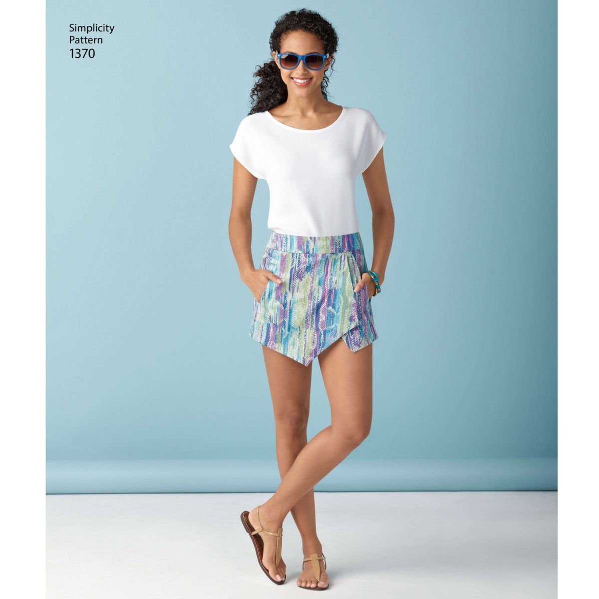 Simplicity Sewing Pattern 1370 Misses' Shorts, Skort and Skirt