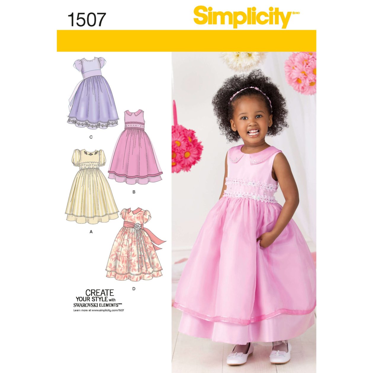 Simplicity Sewing Pattern 1507 Toddlers' and Child's Special Occasion Dress
