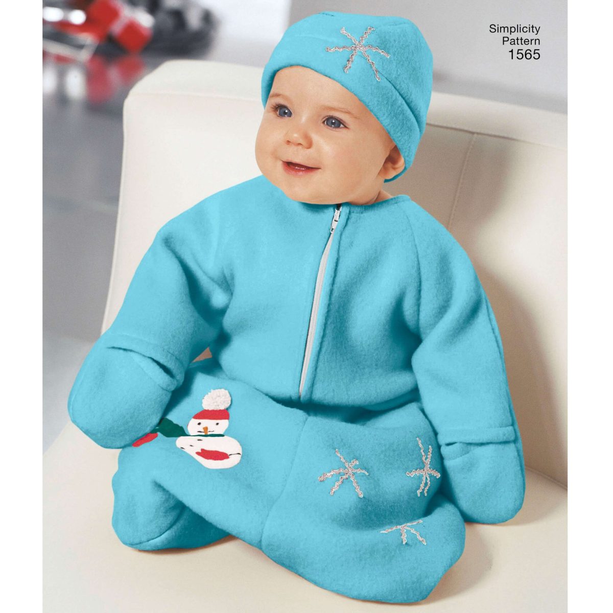 Simplicity Sewing Pattern 1565 Babies' Bunting, Romper and Hats