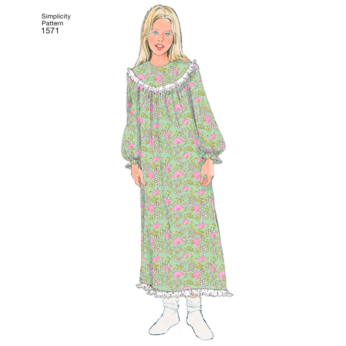 Simplicity Sewing Pattern 1571 Child's and Girl's Loungewear Separates