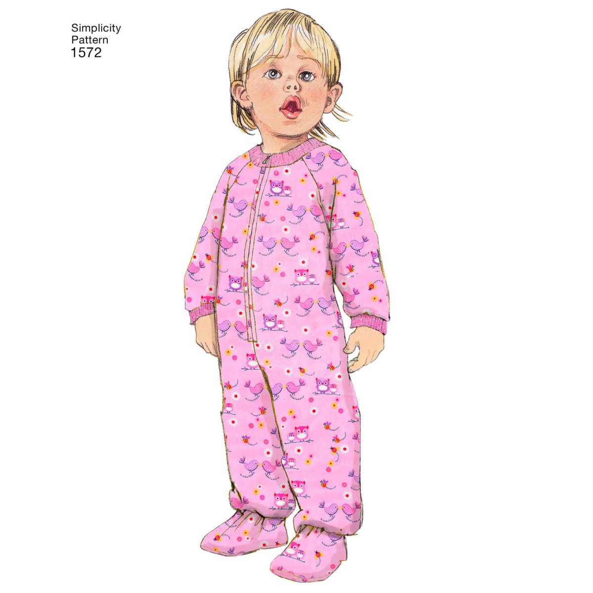 Simplicity Sewing Pattern 1572 Toddlers' and Child's Sleepwear and Robe