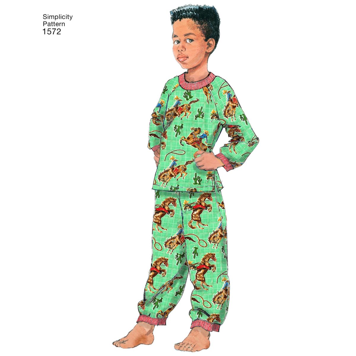 Simplicity Sewing Pattern 1572 Toddlers' and Child's Sleepwear and Robe
