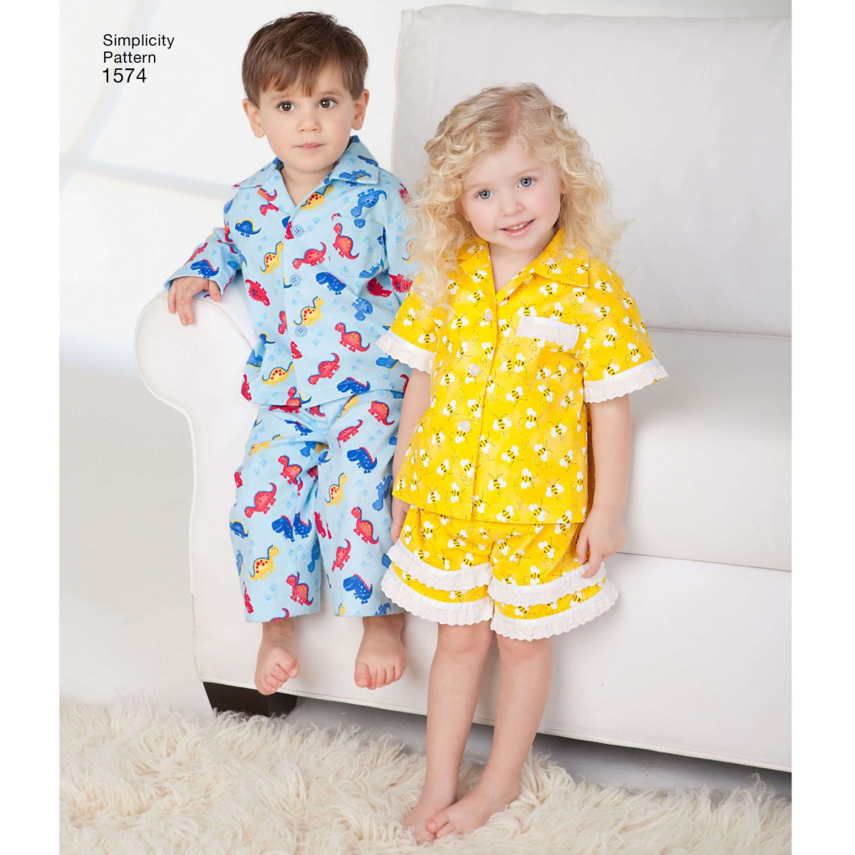 Simplicity Sewing Pattern 1574 Toddlers' Loungewear