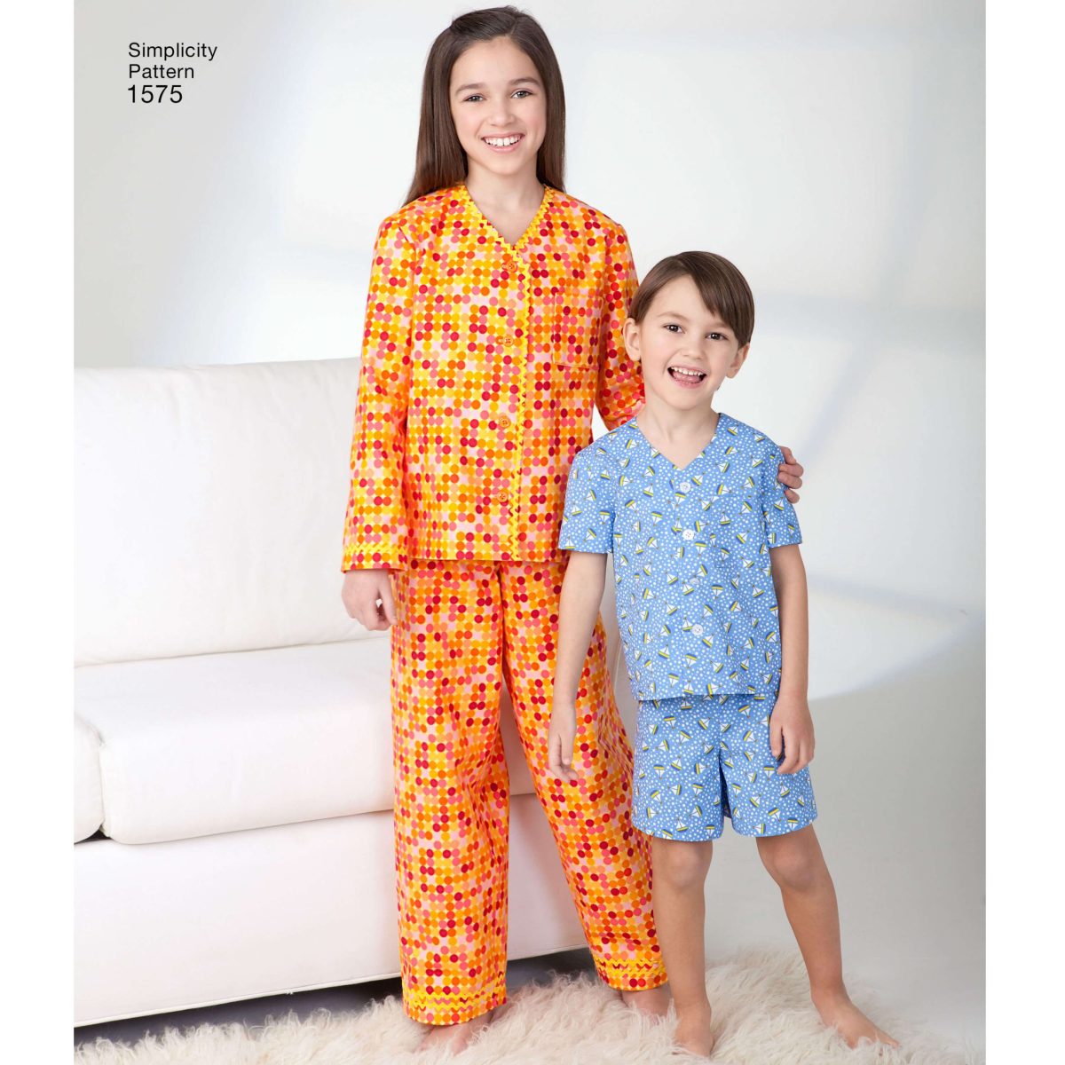 Simplicity Sewing Pattern 1575 Child's, Girl's and Boy's Loungewear