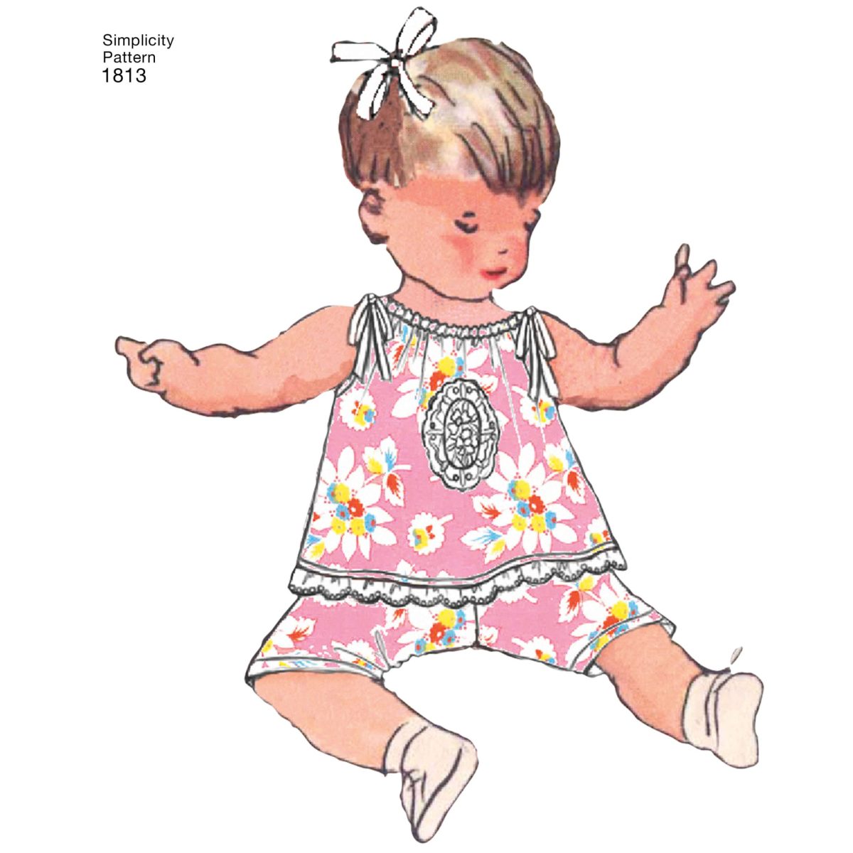 Simplicity Sewing Pattern 1813 Babies' Dress & Separates