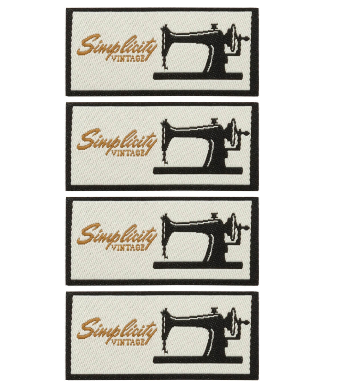 SIMPLICITY VINTAGE SEWING LABELS - MACHINE