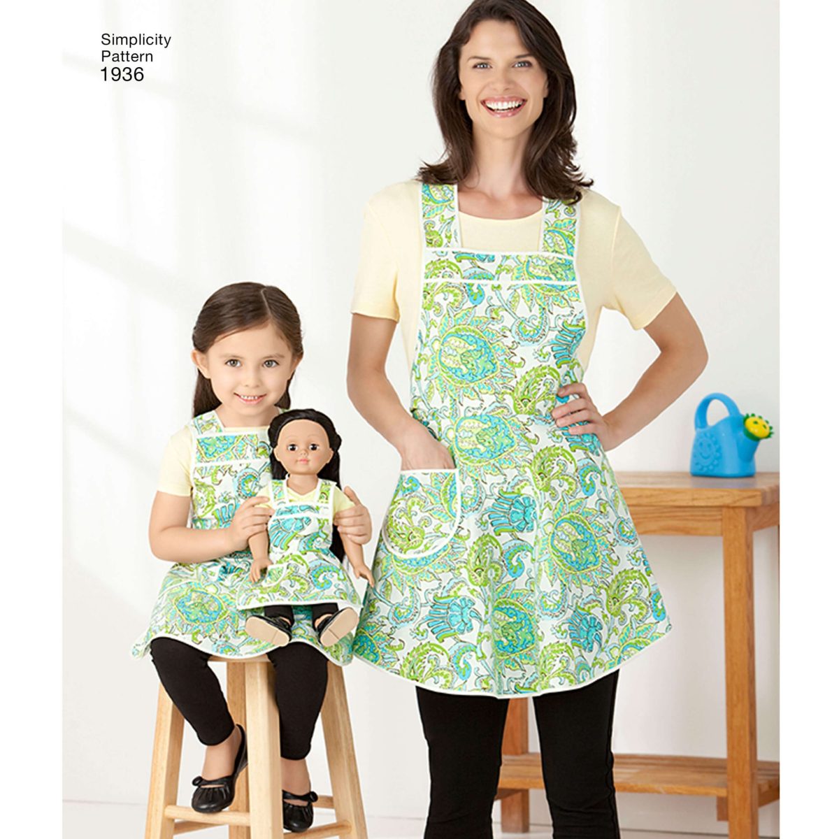 Simplicity Sewing Pattern 1936 Child's & Women's Aprons