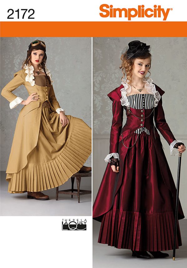 Simplicity Sewing Pattern 2172 Misses' Steampunk Costume