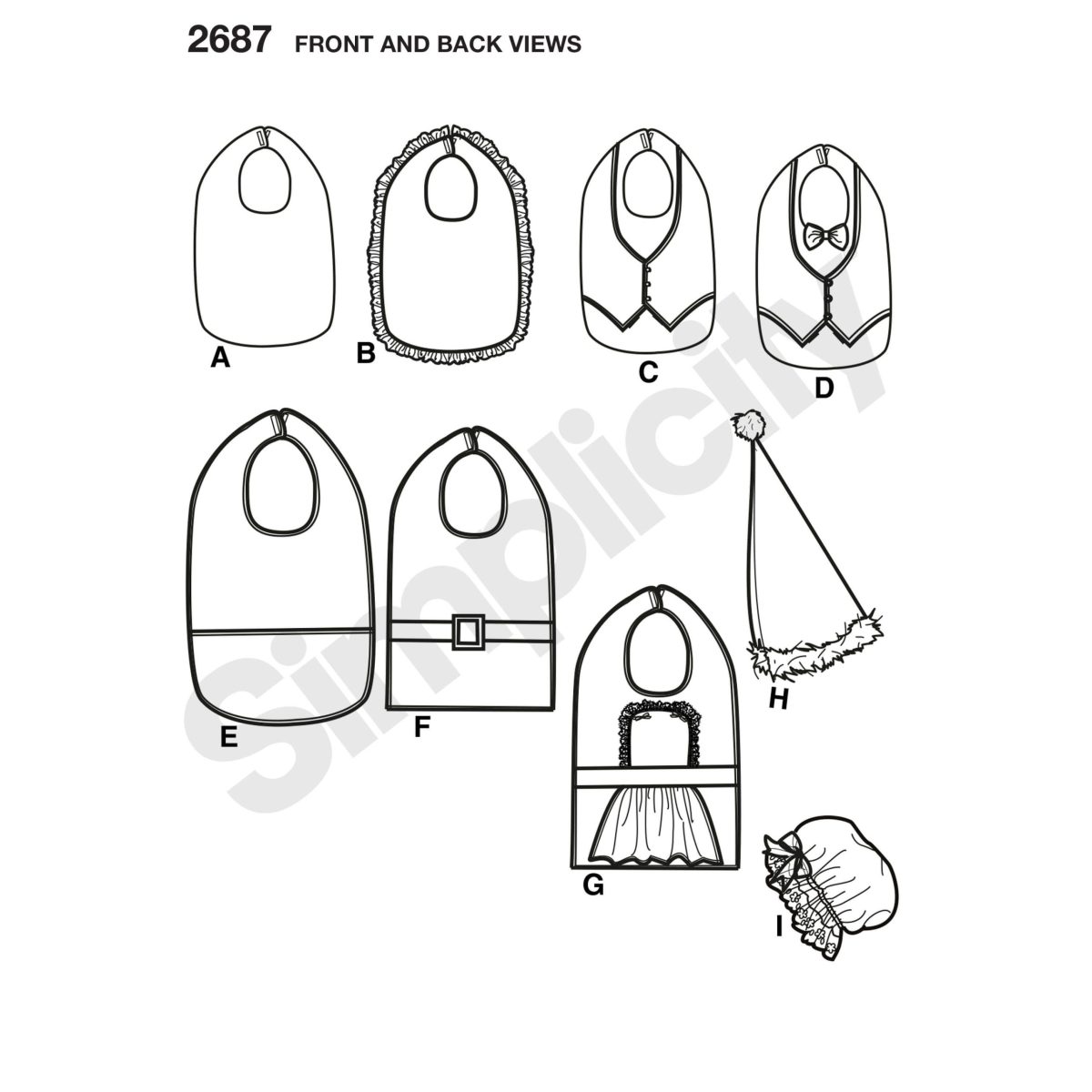 Simplicity Sewing Pattern 2687 Crafts
