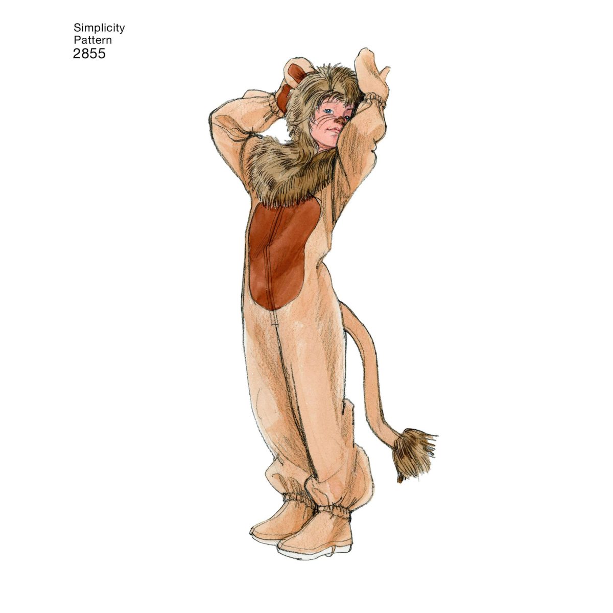 Simplicity Sewing Pattern 2855 Child, Boy & Girl Costumes