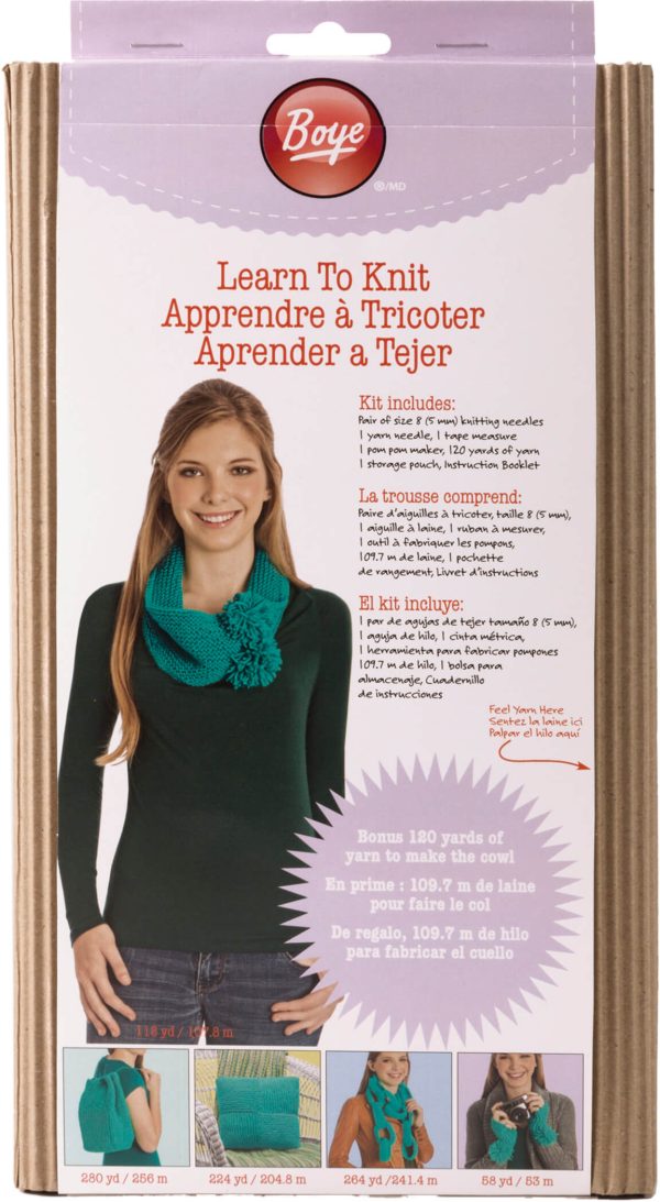 LEARN TO KNIT PROJECT PACK