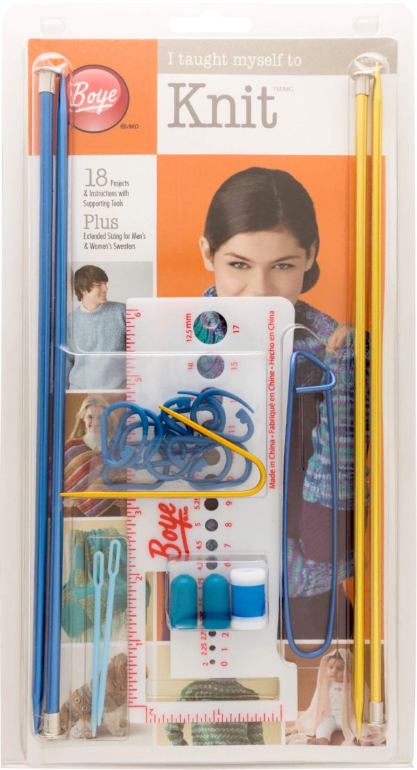 I TAUGHT MYSELF TO KNIT