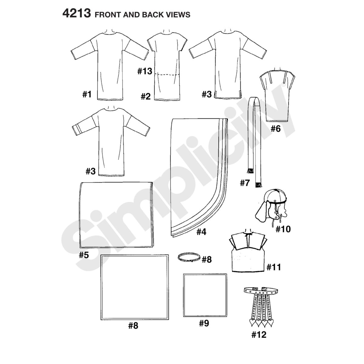Simplicity Sewing Pattern 4213 Adult Costumes