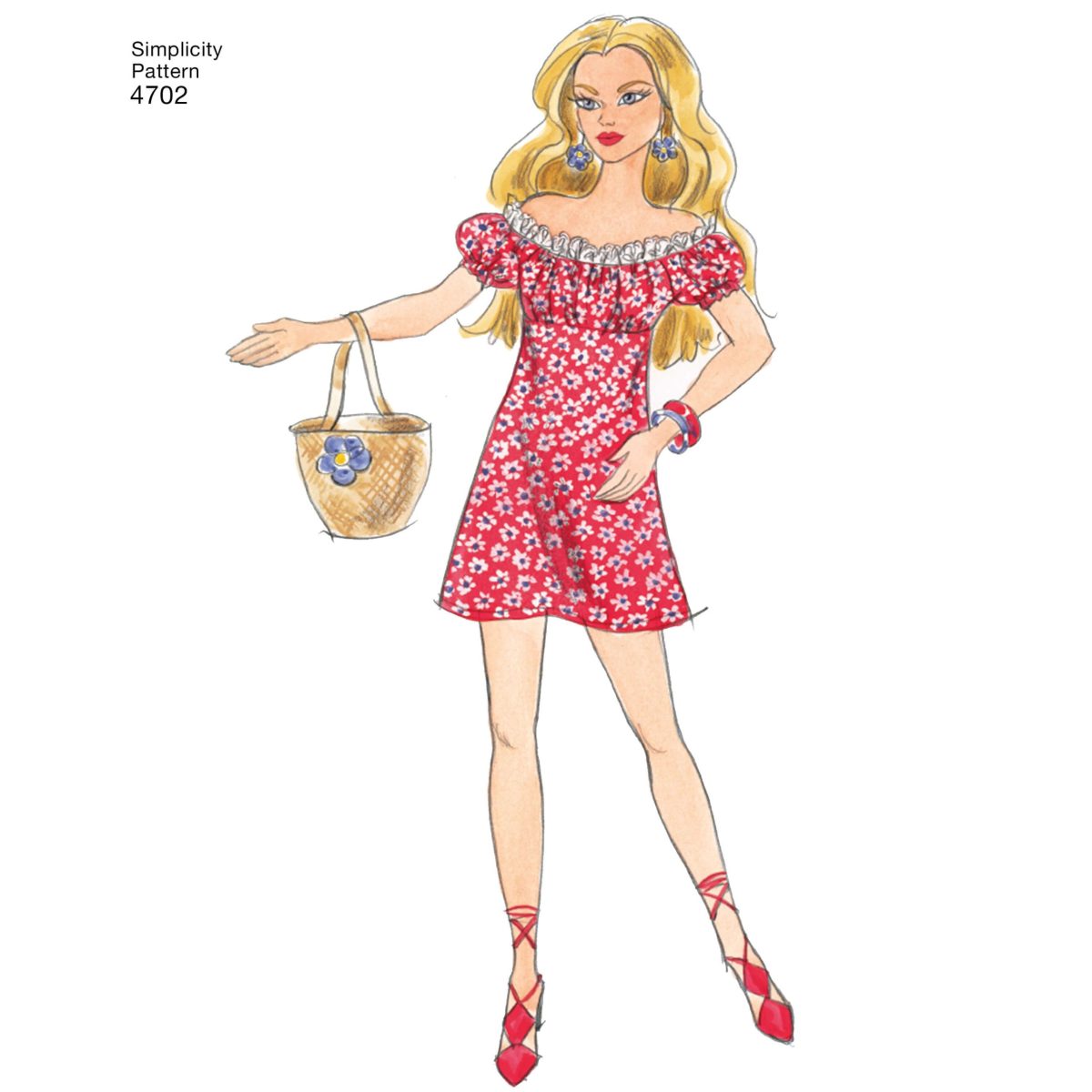 Simplicity Sewing Pattern 4702 Doll Clothes