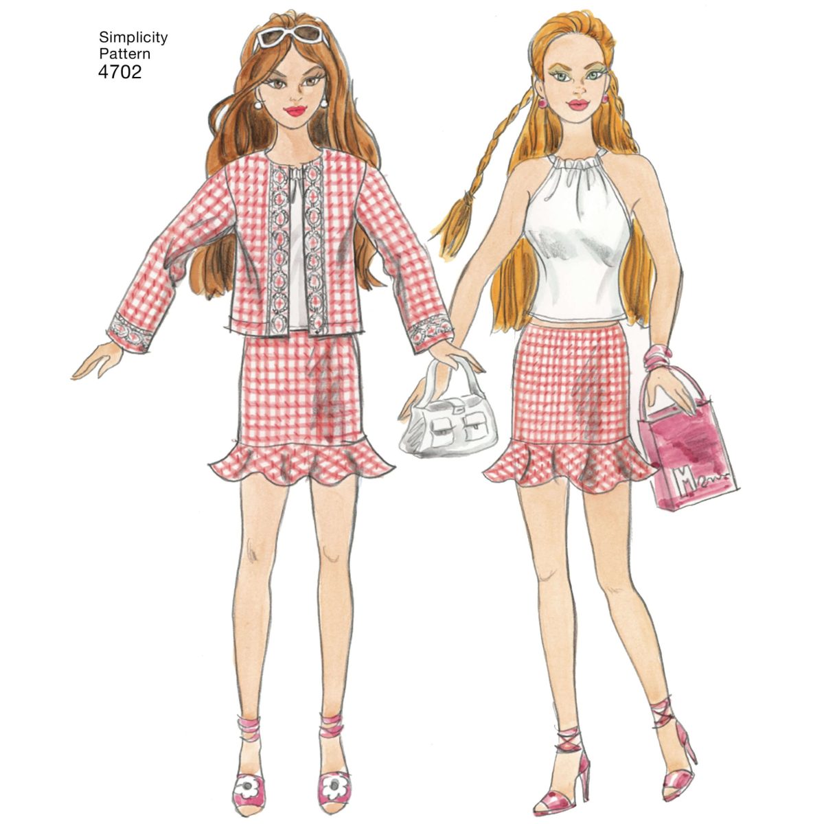 Simplicity Sewing Pattern 4702 Doll Clothes
