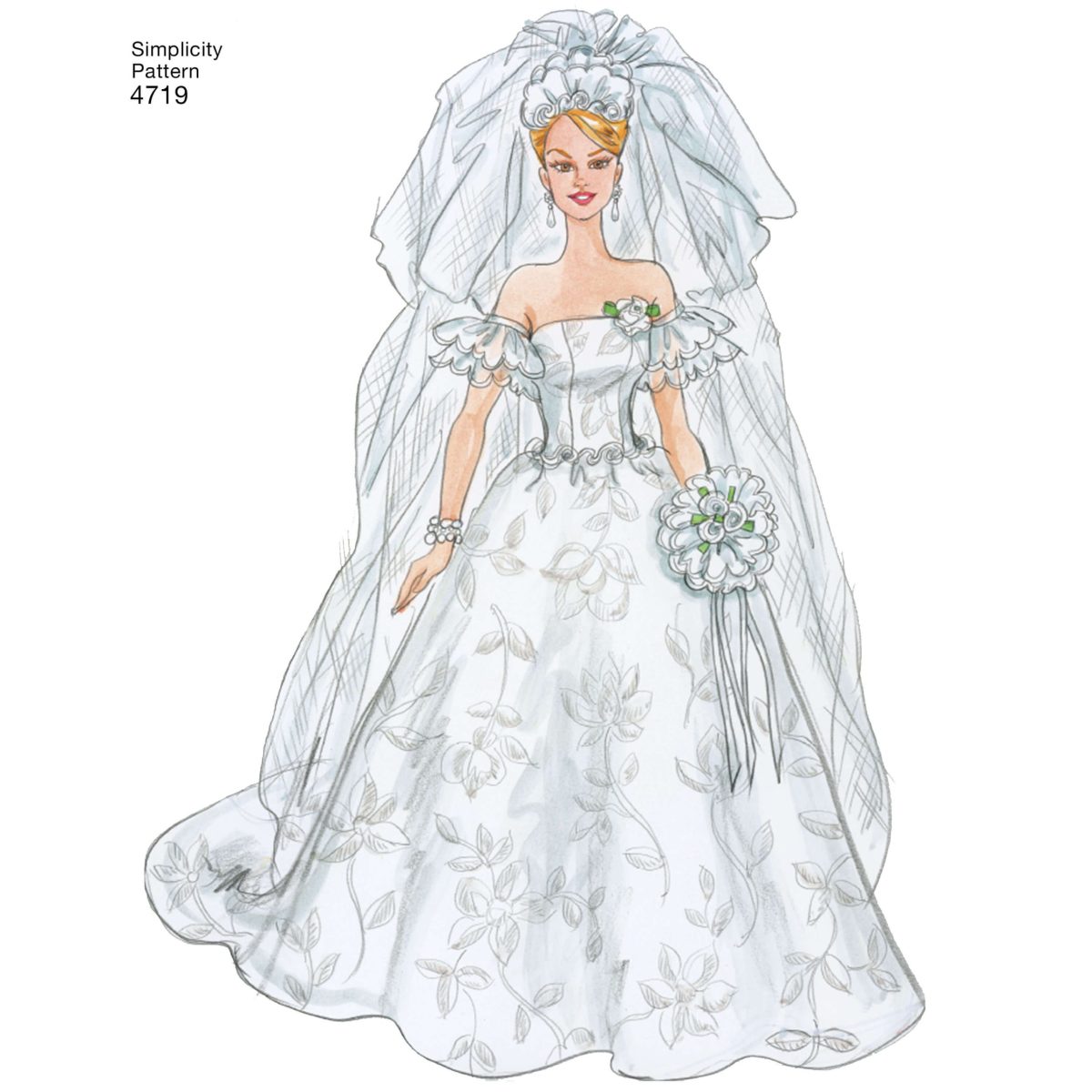 Simplicity Sewing Pattern 4719 Doll Clothes