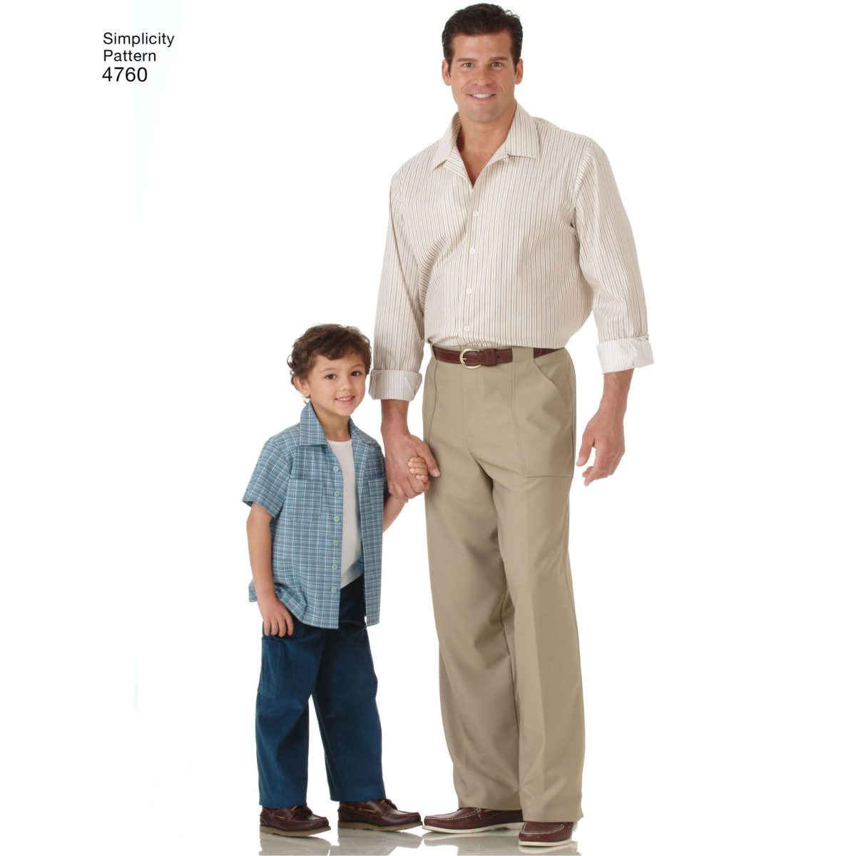Simplicity Sewing Pattern 4760 Boys and Men Shirts and Trousers