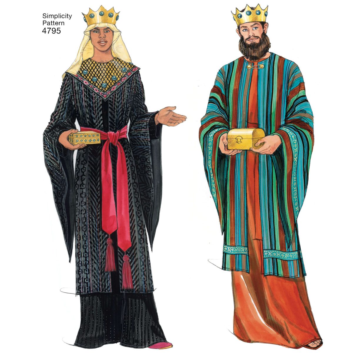 Simplicity Sewing Pattern 4795 Women's, Men & Teen Costumes