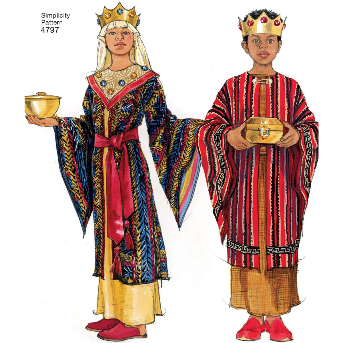 Simplicity Sewing Pattern 4797 Boy & Girl Costumes