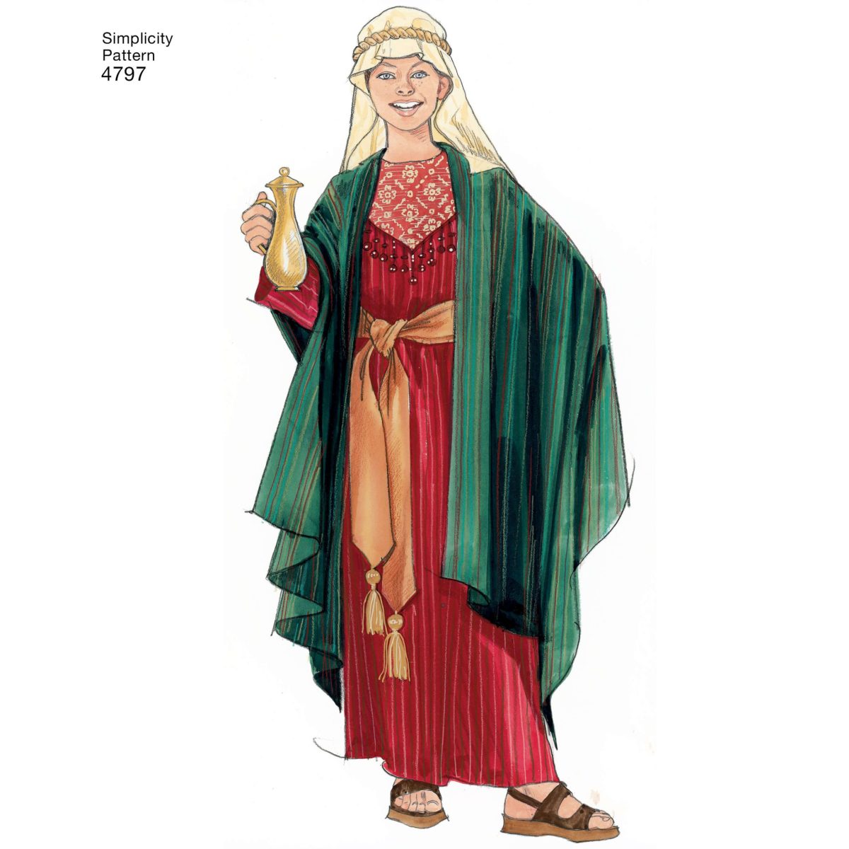 Simplicity Sewing Pattern 4797 Boy & Girl Costumes