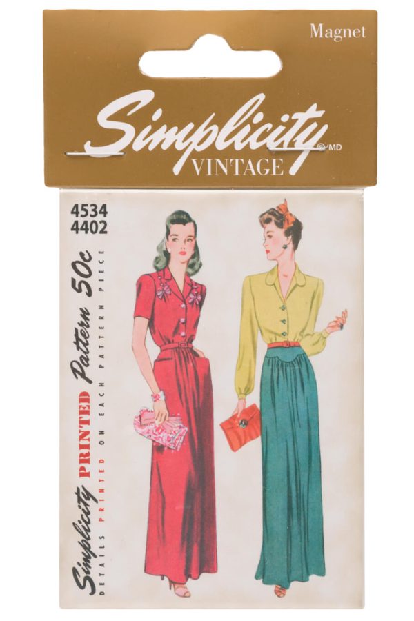 SIMPLICITY VINTAGE MAGNET - PATTERNS 4534 4402