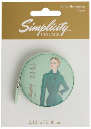 SIMPLICITY VINTAGE MEASURING TAPE – GREEN