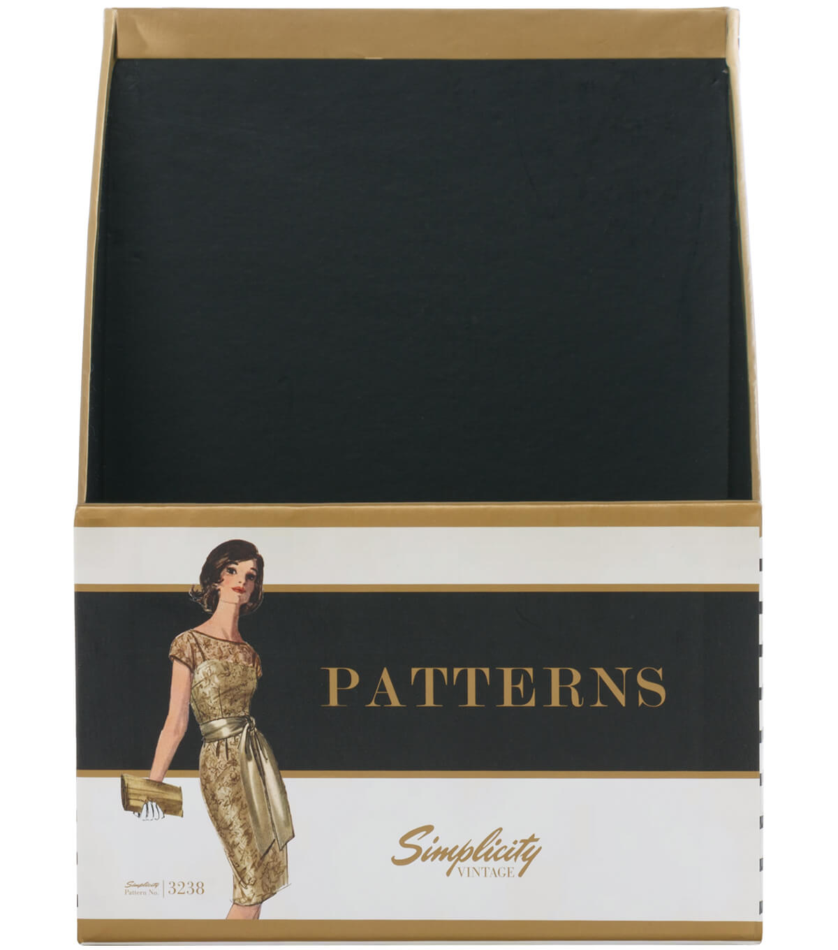 SIMPLICITY VINTAGE PATTERN STORAGE BOXES - 1 LADY