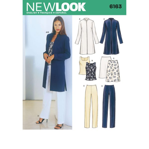 New Look Sewing Pattern N6163 Misses' Coordinates