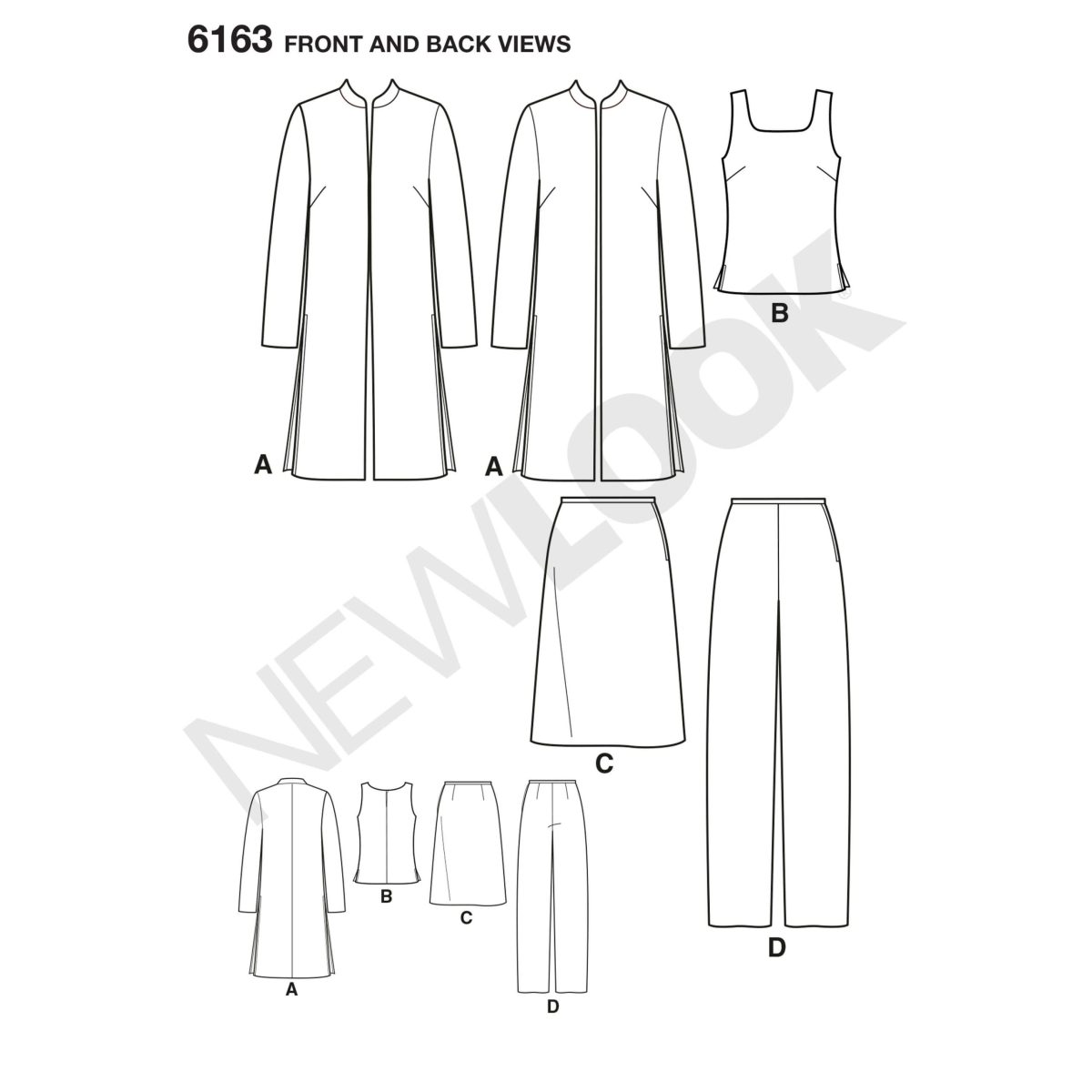 New Look Sewing Pattern N6163 Misses' Coordinates