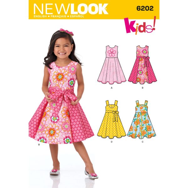 New Look Pattern N6202 Child's Dress and Sash