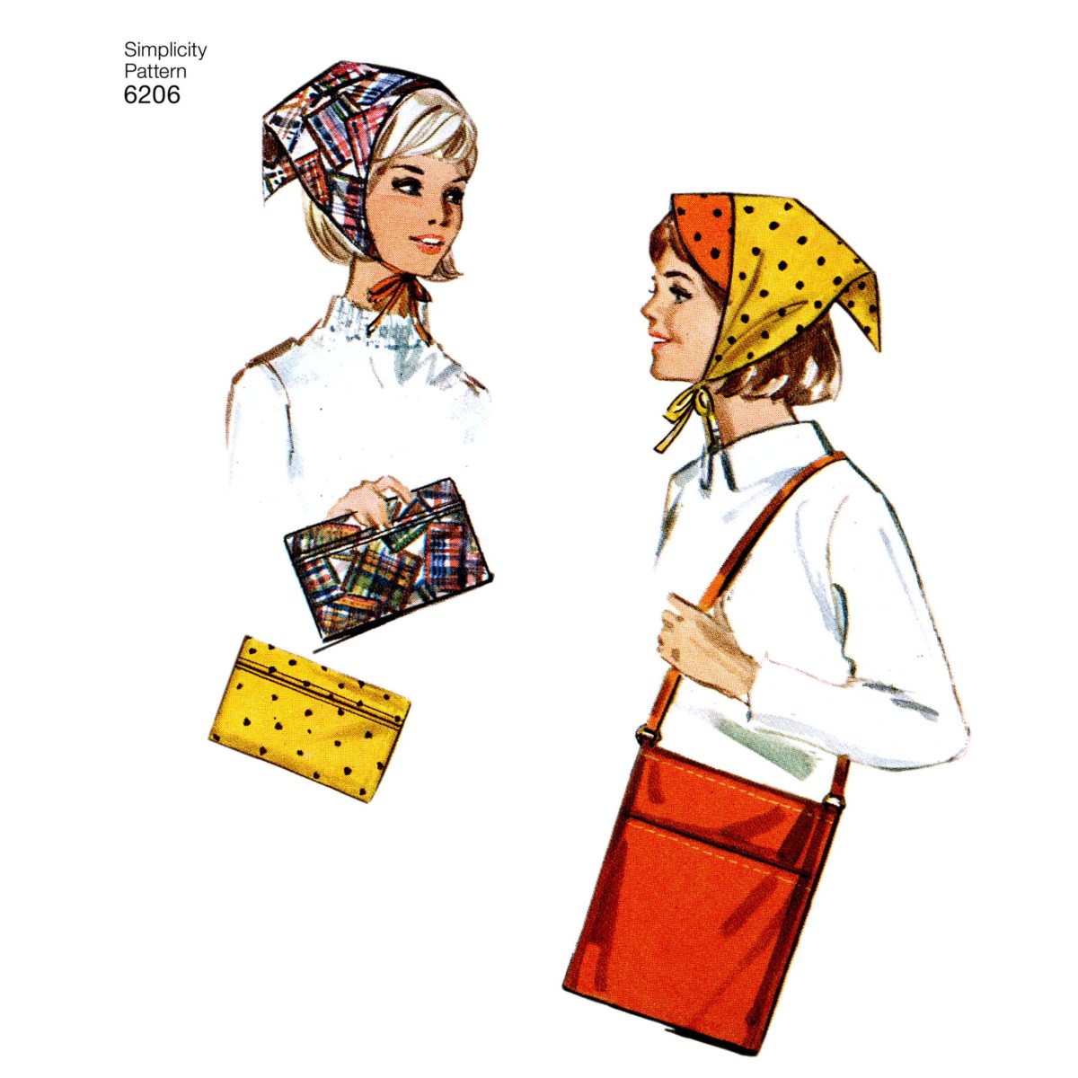 Simplicity Sewing Pattern 6206 Vintage Gift and Accessories