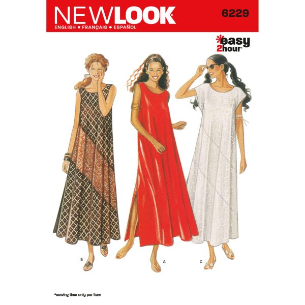 New Look Sewing Pattern N6229 Misses' Dresses