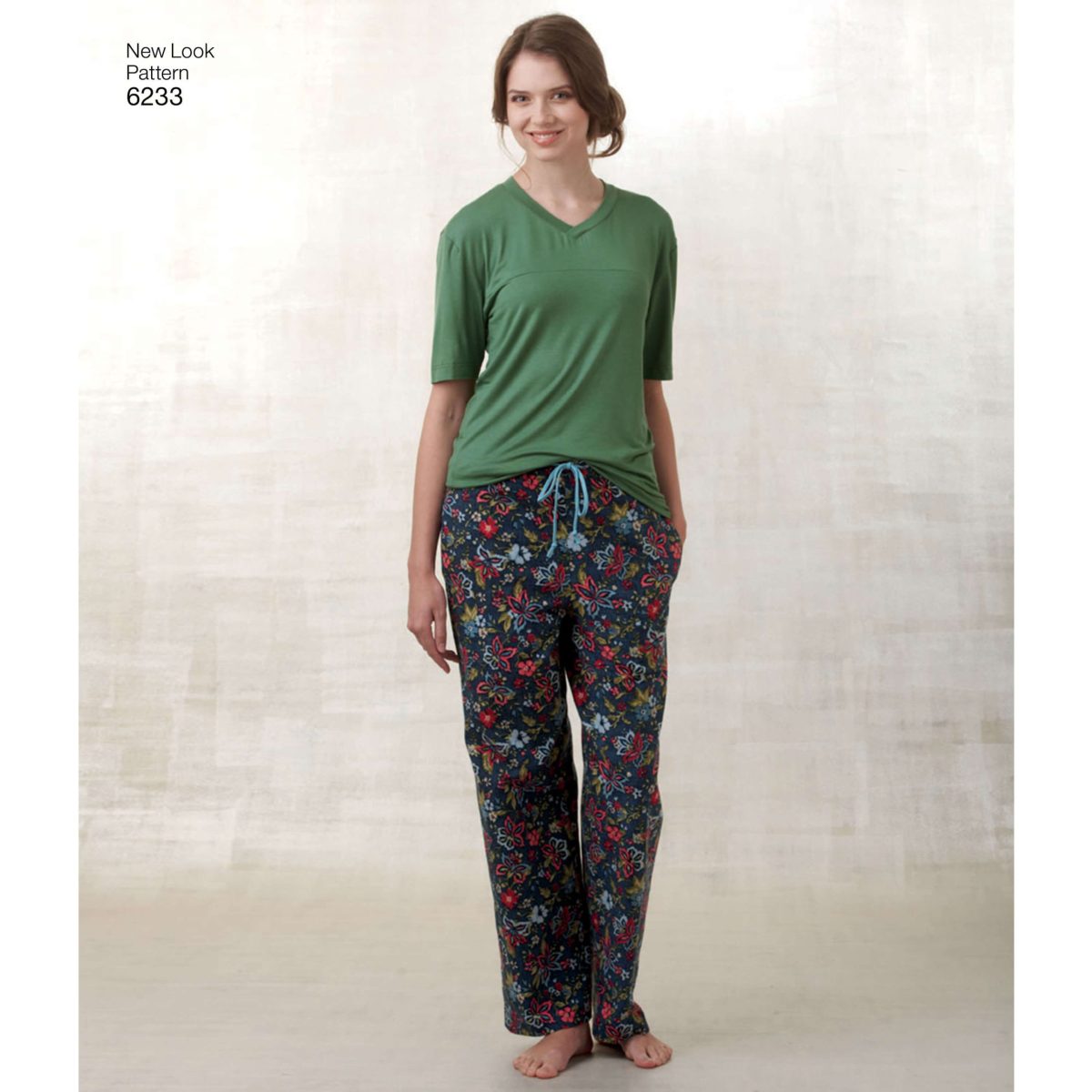 New Look Sewing Pattern N6233 Unisex Trousers, Robe and Knit Tops