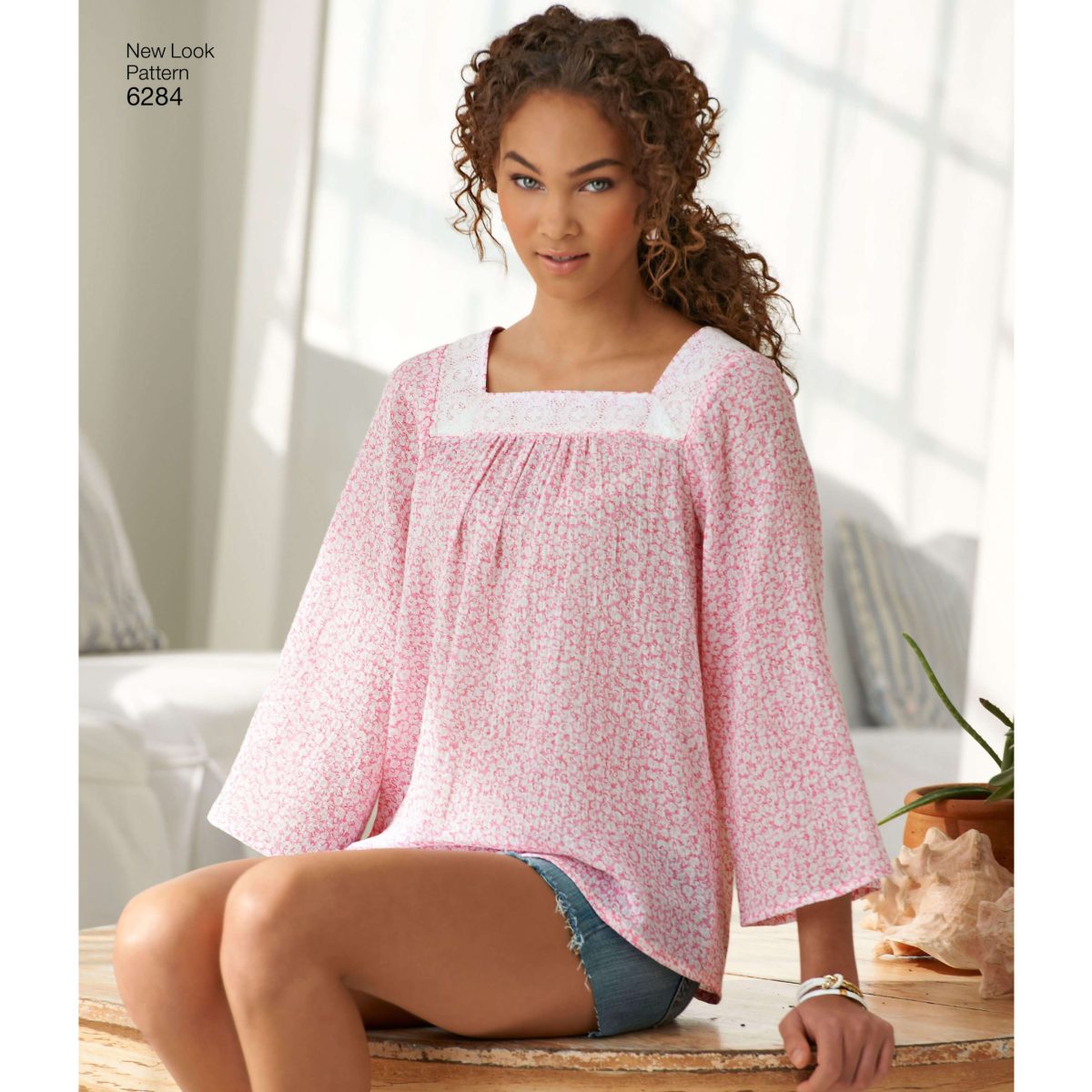 New Look Sewing Pattern N6284 Misses' Pullover Top in Two Lengths