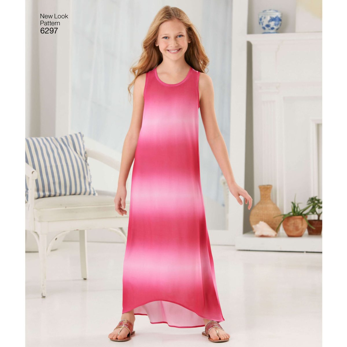 New Look Sewing Pattern N6297 Girls' Knit Dress