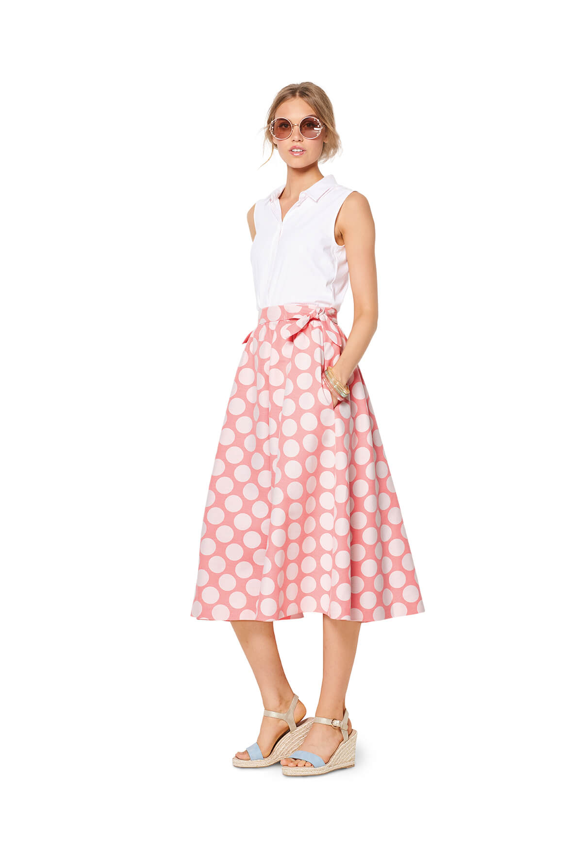 Burda Style Pattern 6319 Misses' bell shaped skirt