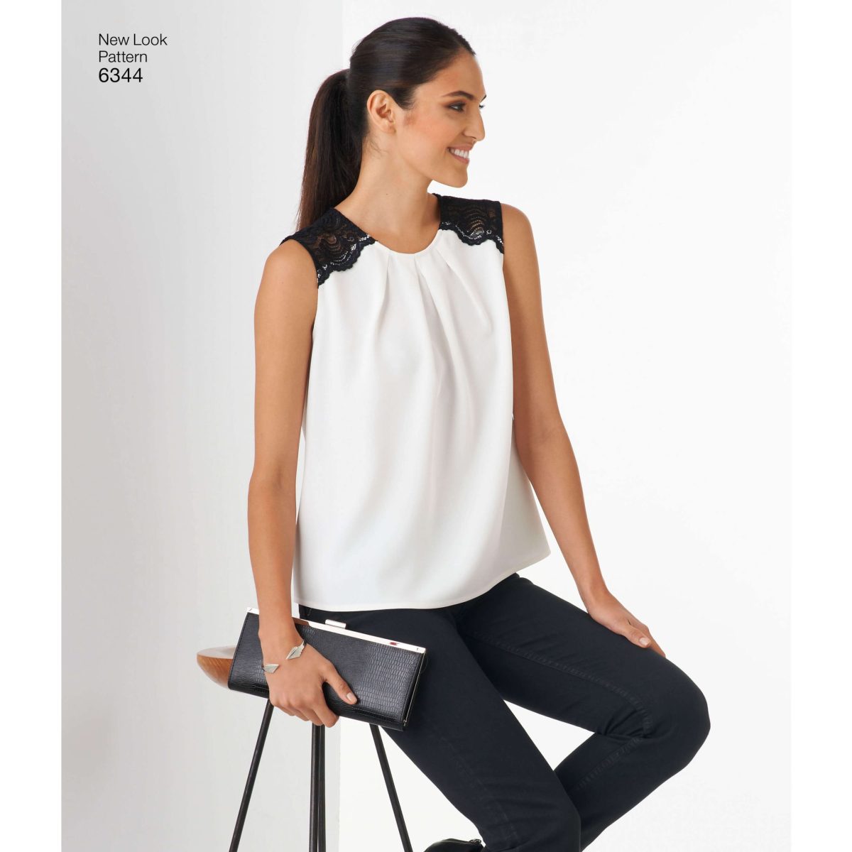 New Look Sewing Pattern N6344 Misses' Tops in Two Lengths