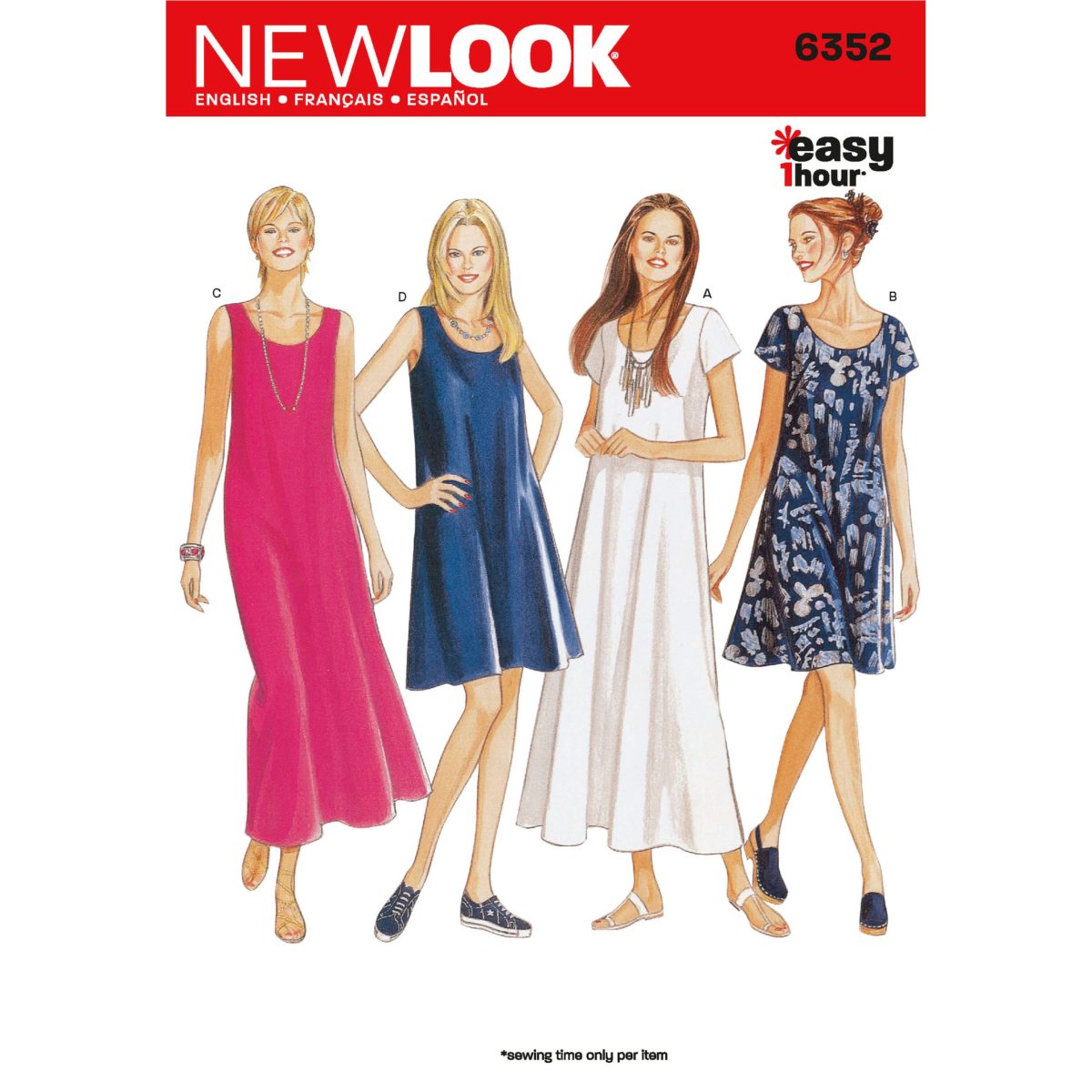 New Look Sewing Pattern N6352 Misses' Dresses