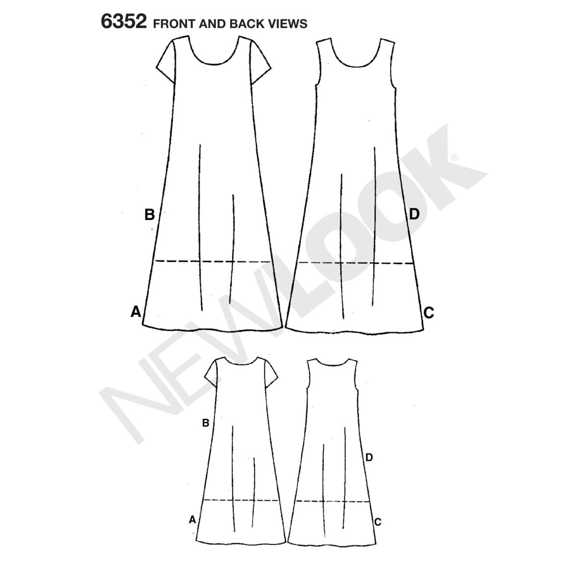 New Look Sewing Pattern N6352 Misses' Dresses - Sewdirect