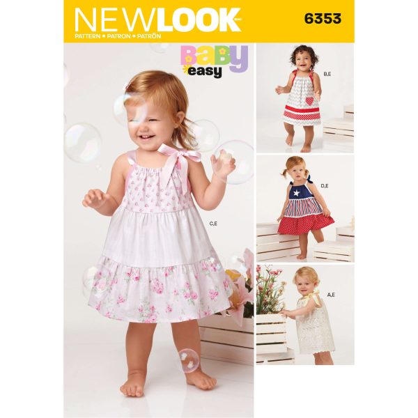 New Look Sewing Pattern N6353 Babies' Dresses and Panties