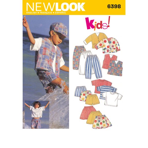 New Look Sewing Pattern N6398 Child's Separates