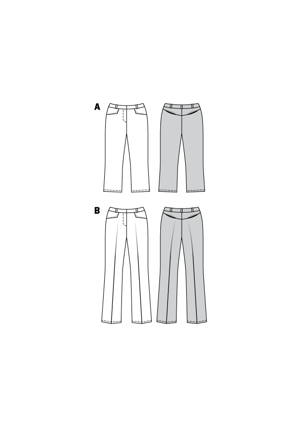 Burda Style Pattern B6432 Women's Dress Trousers