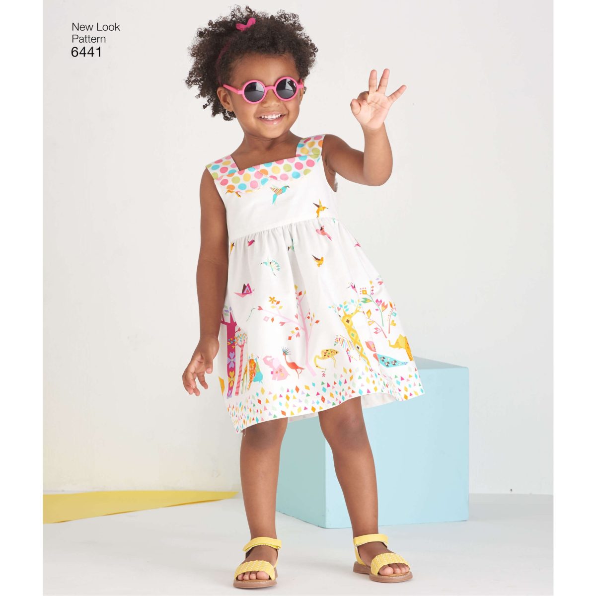 New Look Sewing Pattern N6441 Toddlers' Easy Dresses, Top and Cropped Trousers