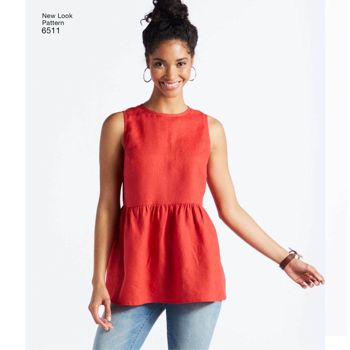 New Look Pattern 6511 Misses' Tops With Length and Sleeve Variations