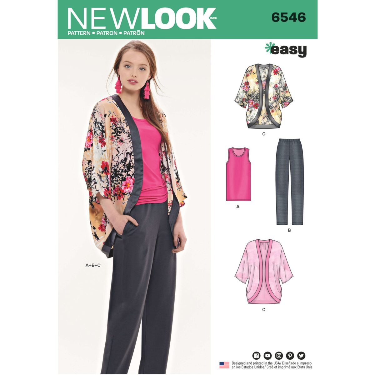 New Look Pattern 6546 Misses' Coordinates